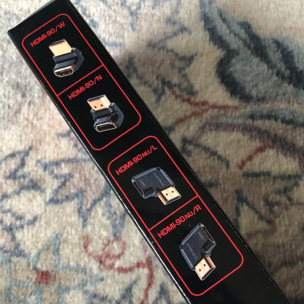 2 - NWT HDMI 90 degree /N adapters